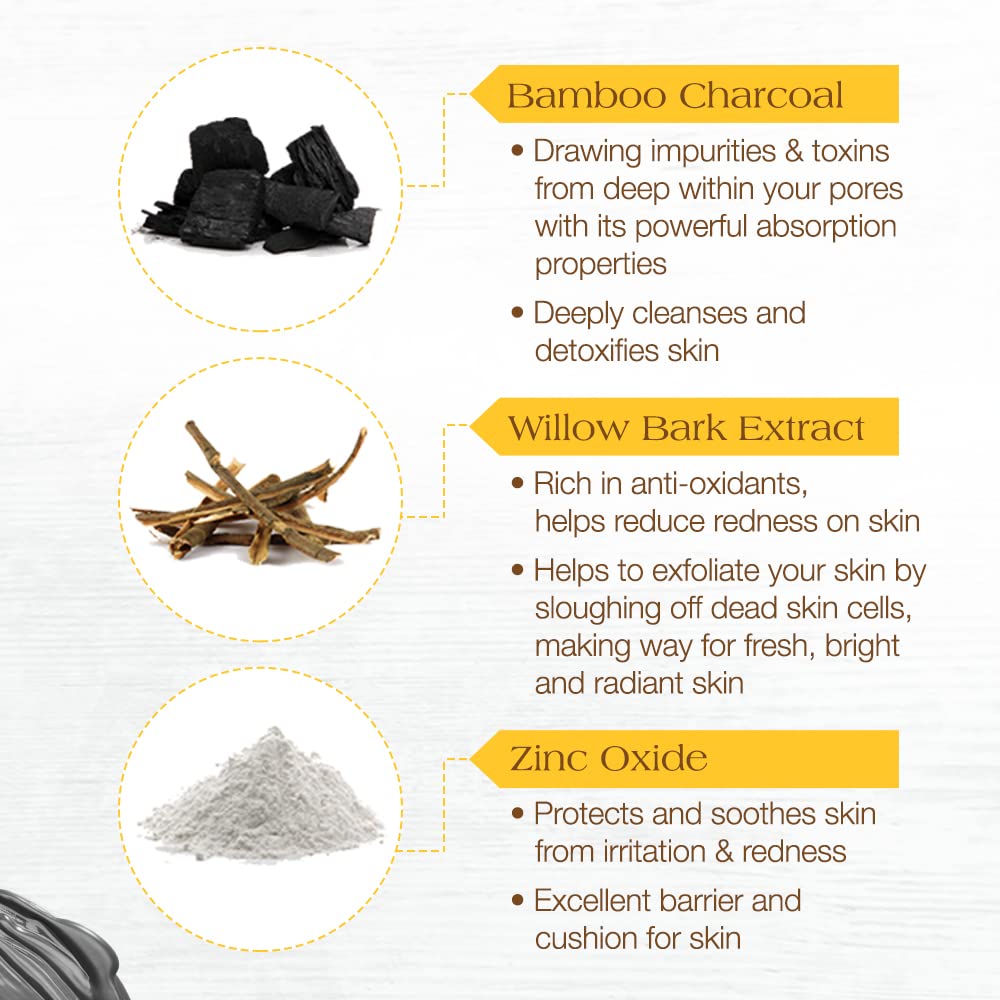 GIGI Charcoal Detox Facial Wax packaging on counter for easy prep.