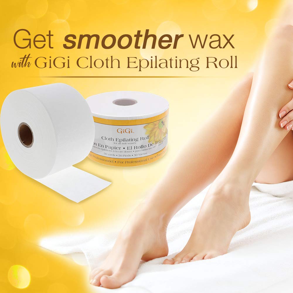 GIGI tear-resistant epilating cloth roll for reliable waxing sessions