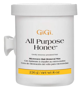GIGI Micro All Purpose Honee Formula 8oz jar 3-pack stacked display, suggesting bulk value.