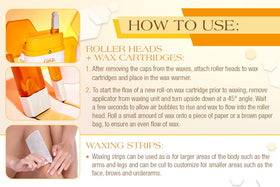 At home waxing setup with GiGi refill kit and tools