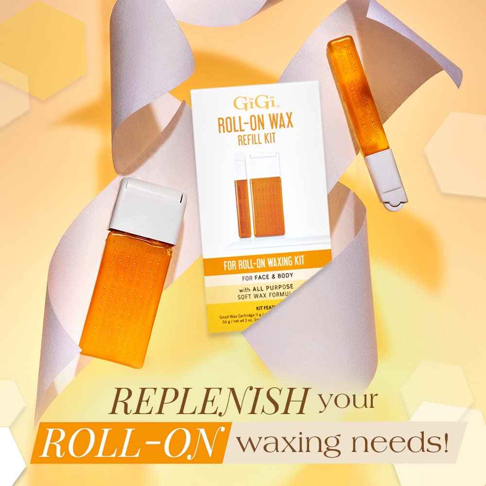 GIGI refill roller heads for precise, comfortable waxing control