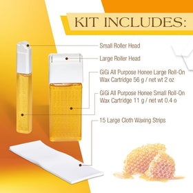 GIGI All-Purpose Honee soft wax formula for smooth results