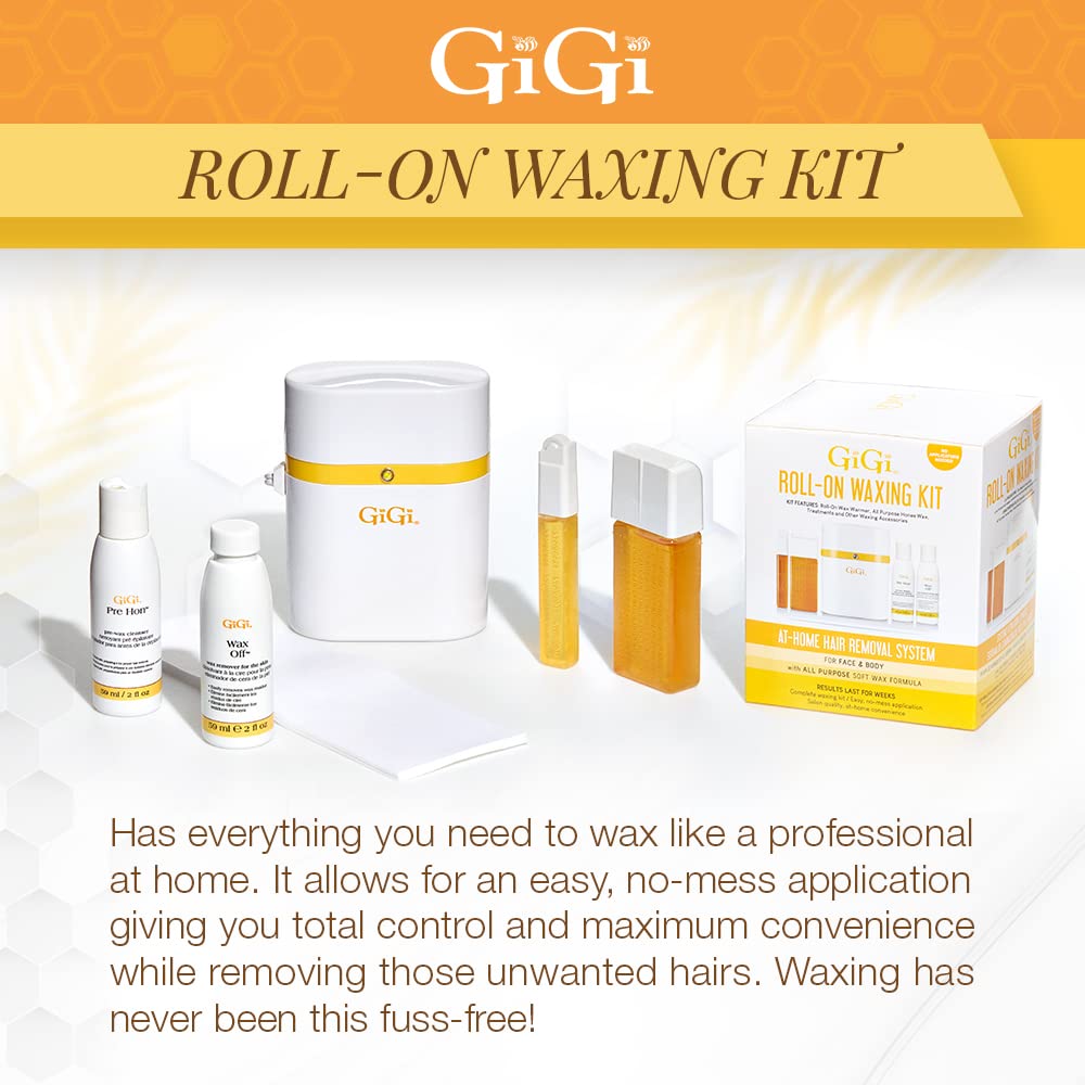 GIGI wax cartridges for roll-on waxing kit for precise application