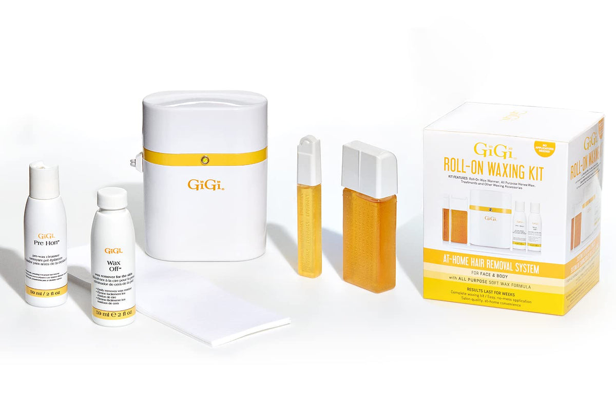 GIGI instruction booklet with step-by-step waxing guidance