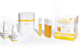 GIGI instruction booklet with step-by-step waxing guidance