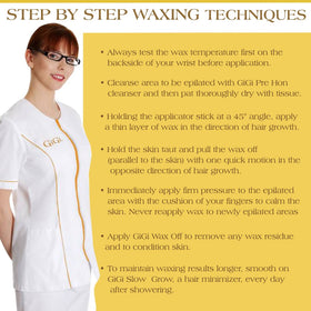 GiGi bikini wax ready-to-use kit ideal for sensitive areas.