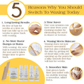 GiGi Slow Grow promotes longer-lasting smoothness after waxing.