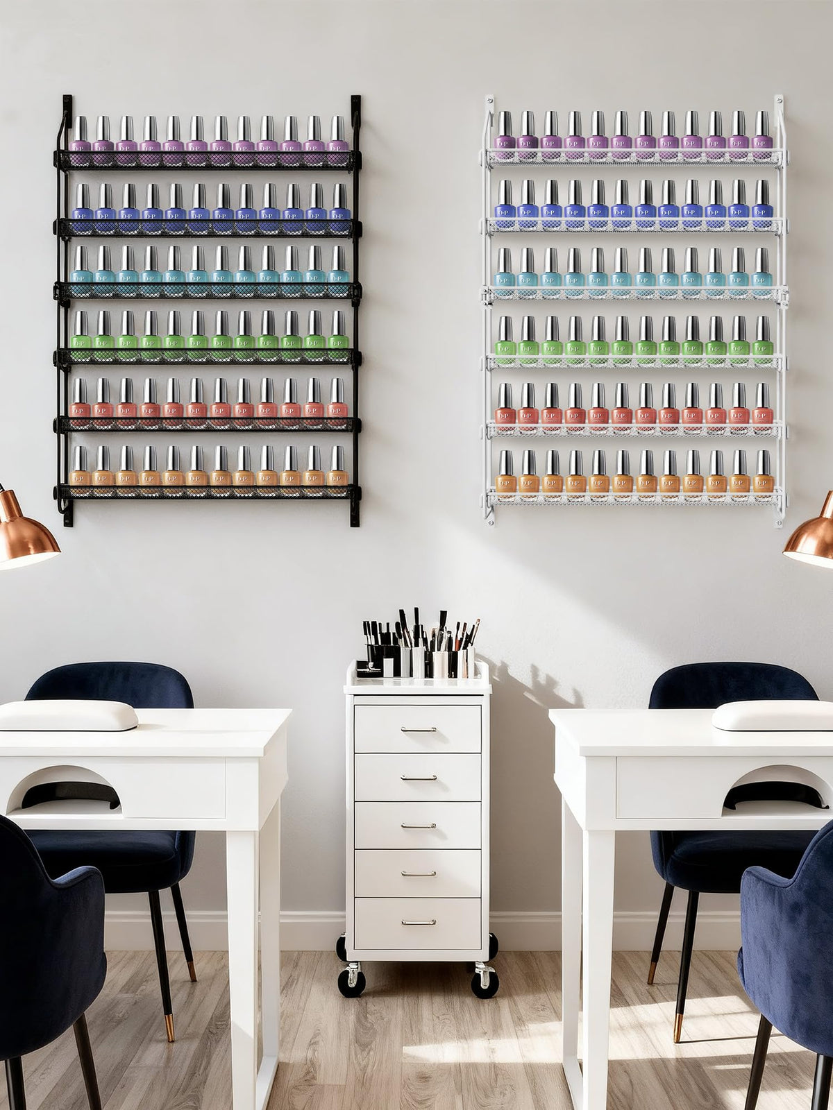 GIGIFTREE versatile storage for cosmetics and crafts on a 6-tier rack
