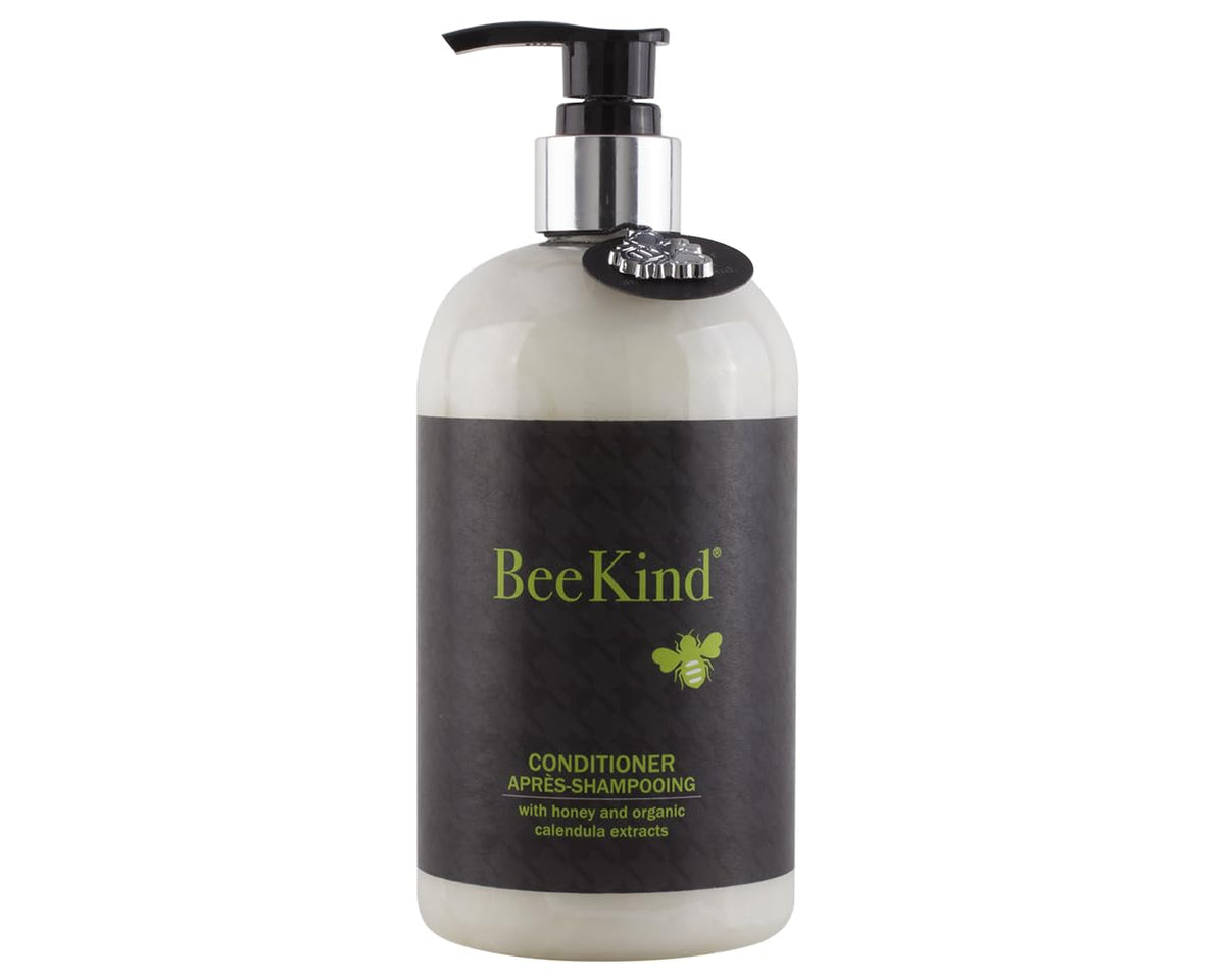 Gilchrist and Soames BeeKind conditioner bottle with honey-lemon verbena fragrance for all hair types.