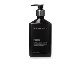 Gilchrist & Soames Warm Oak bottle front showing cedar notes for daily moisturization
