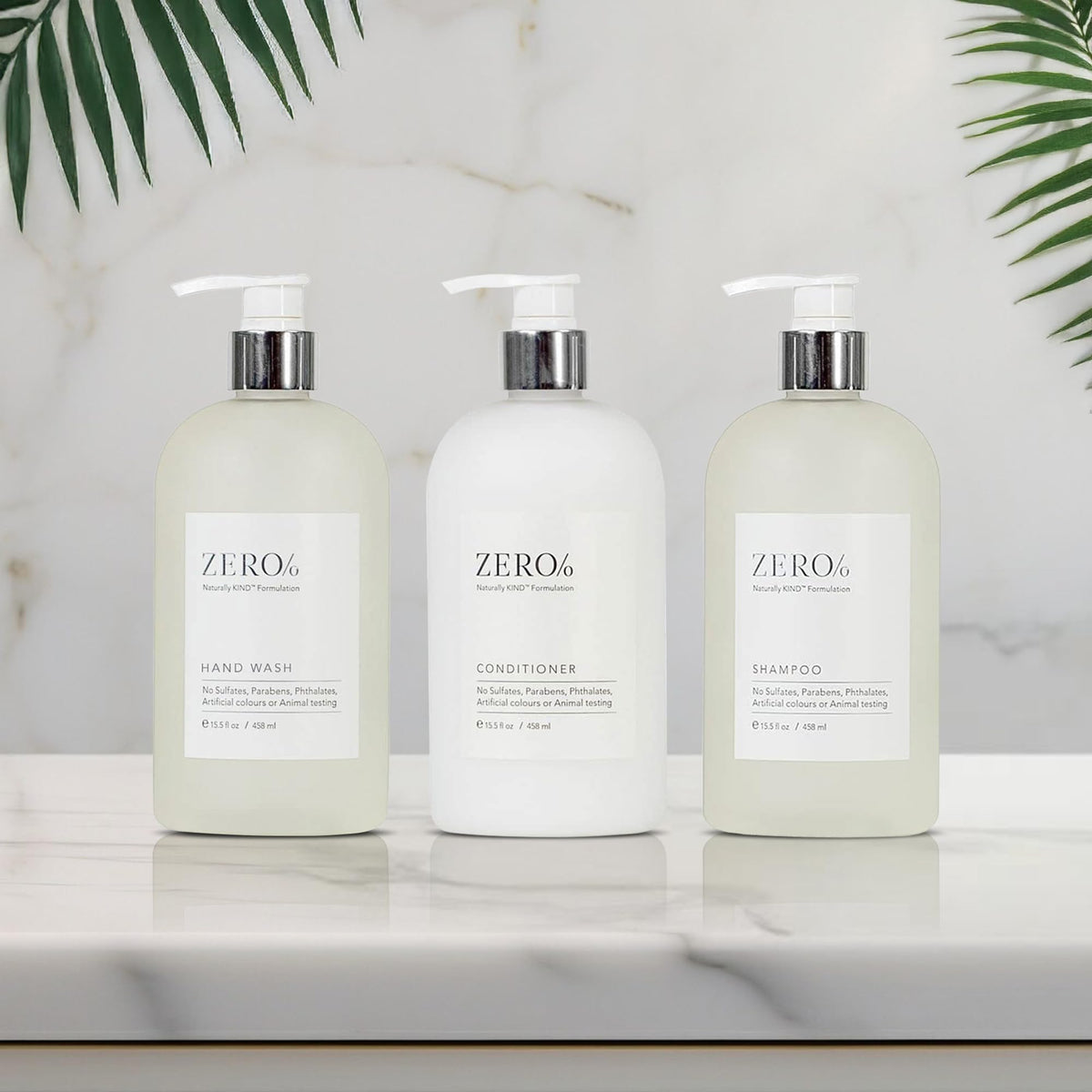 Gilchrist and Soames Zero% bottle highlights hydration through glycerin.
