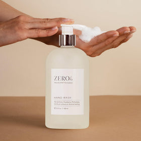 Gilchrist and Soames Zero% hand wash foamy lather in use for daily cleansing.