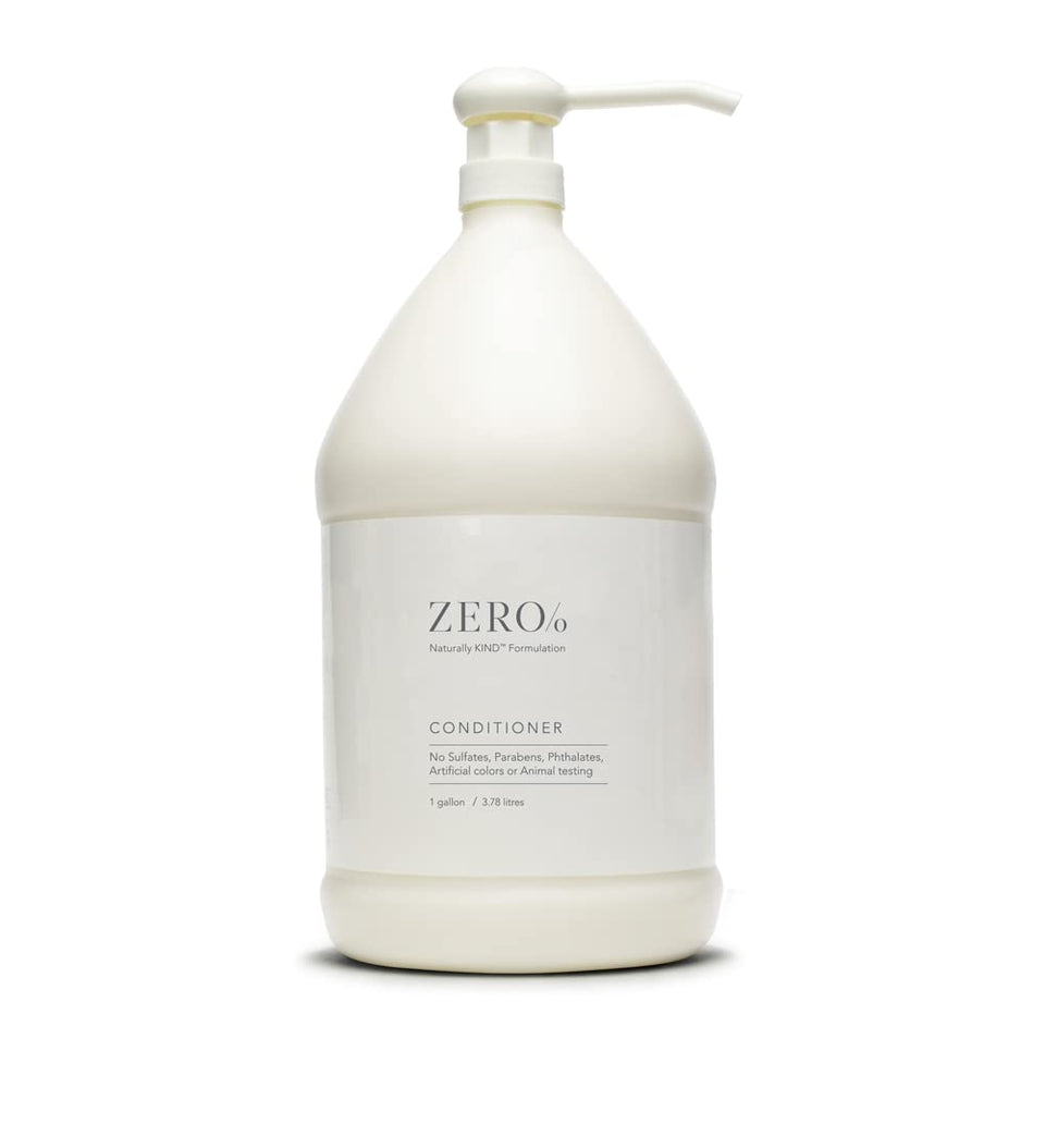 Gilchrist & Soames Zero% Unisex Conditioner 1-gallon bottle for gentle cleansing and shine.