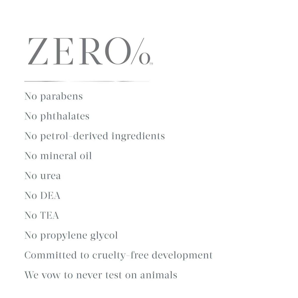 Packaging display of Gilchrist & Soames Zero% Conditioner with eco-friendly, cruelty-free design.
