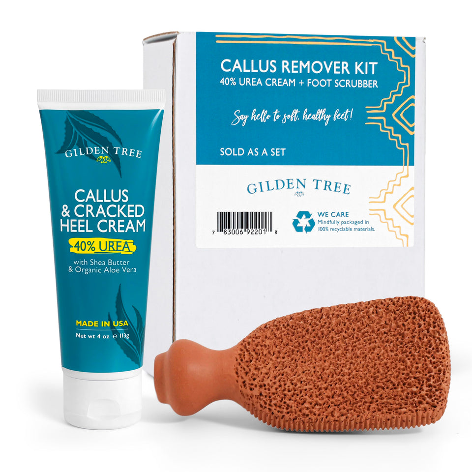 Gilden Tree 40% Urea cream bottle for foot care and exfoliation