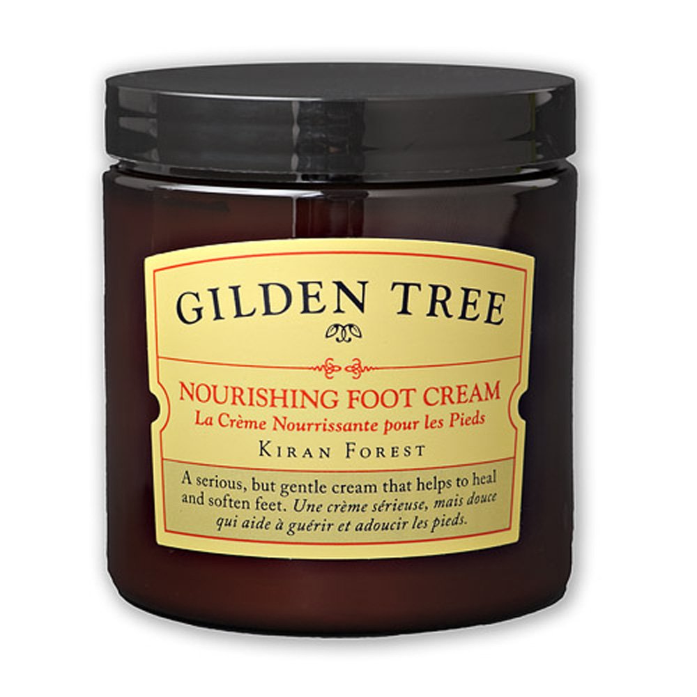 GILDEN TREE Nourishing Foot Cream in an 8 oz jar, soothing dry feet