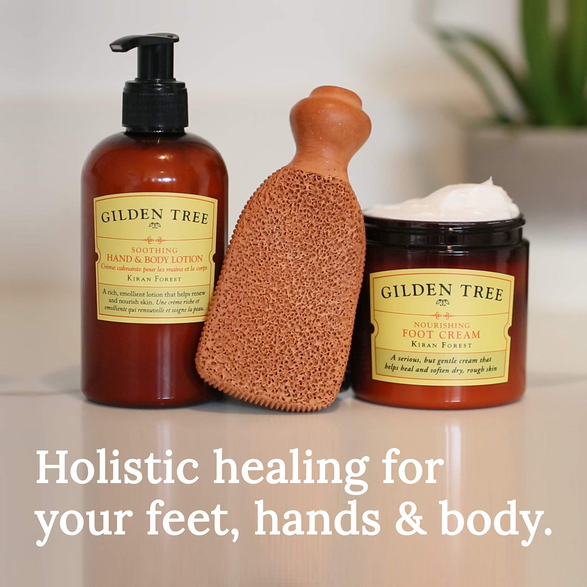 Kiran Forest scent for a refreshing foot-care ritual
