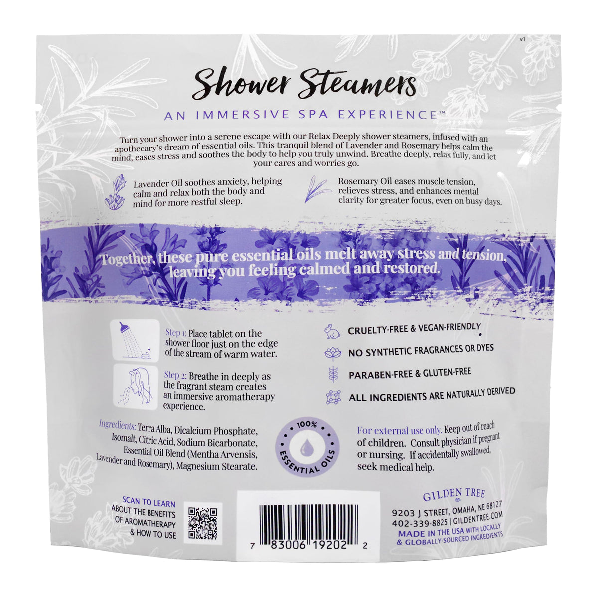 Gilden Tree spa-like shower transforms routine into a relaxing ritual.