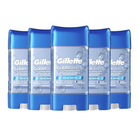 Gillette Clear Gel Cool Wave bottle front for all-day freshness