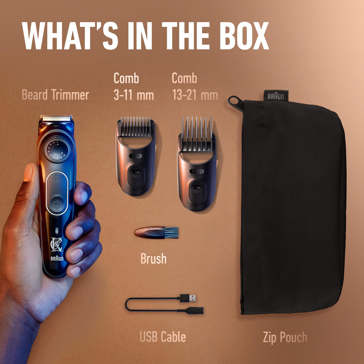 King C. Gillette cleaning brush simplifies after-use maintenance.