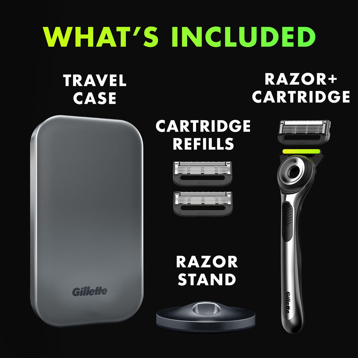 Gillette Labs 2D FlexDisc contour adapting to facial features for comfort