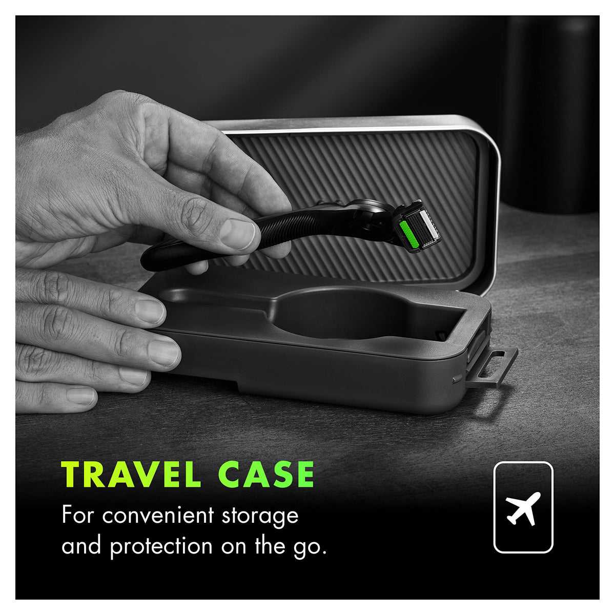 Gillette Labs all-items kit ready for travel and daily use