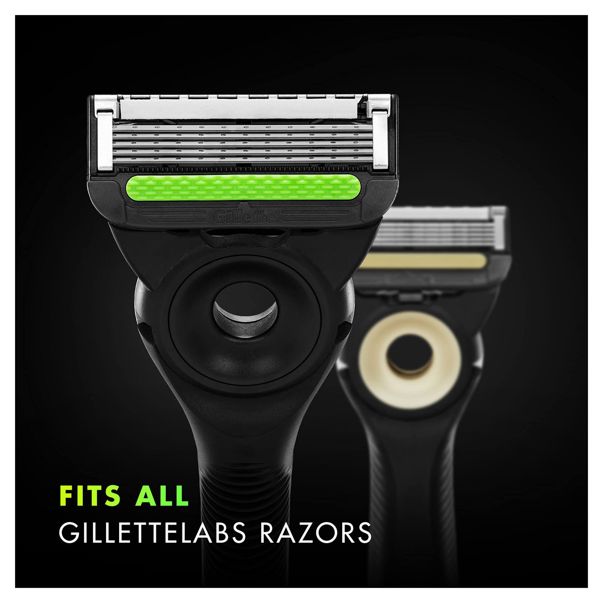 Gillette Labs recyclable packaging with TerraCycle emphasizes sustainable blade disposal.