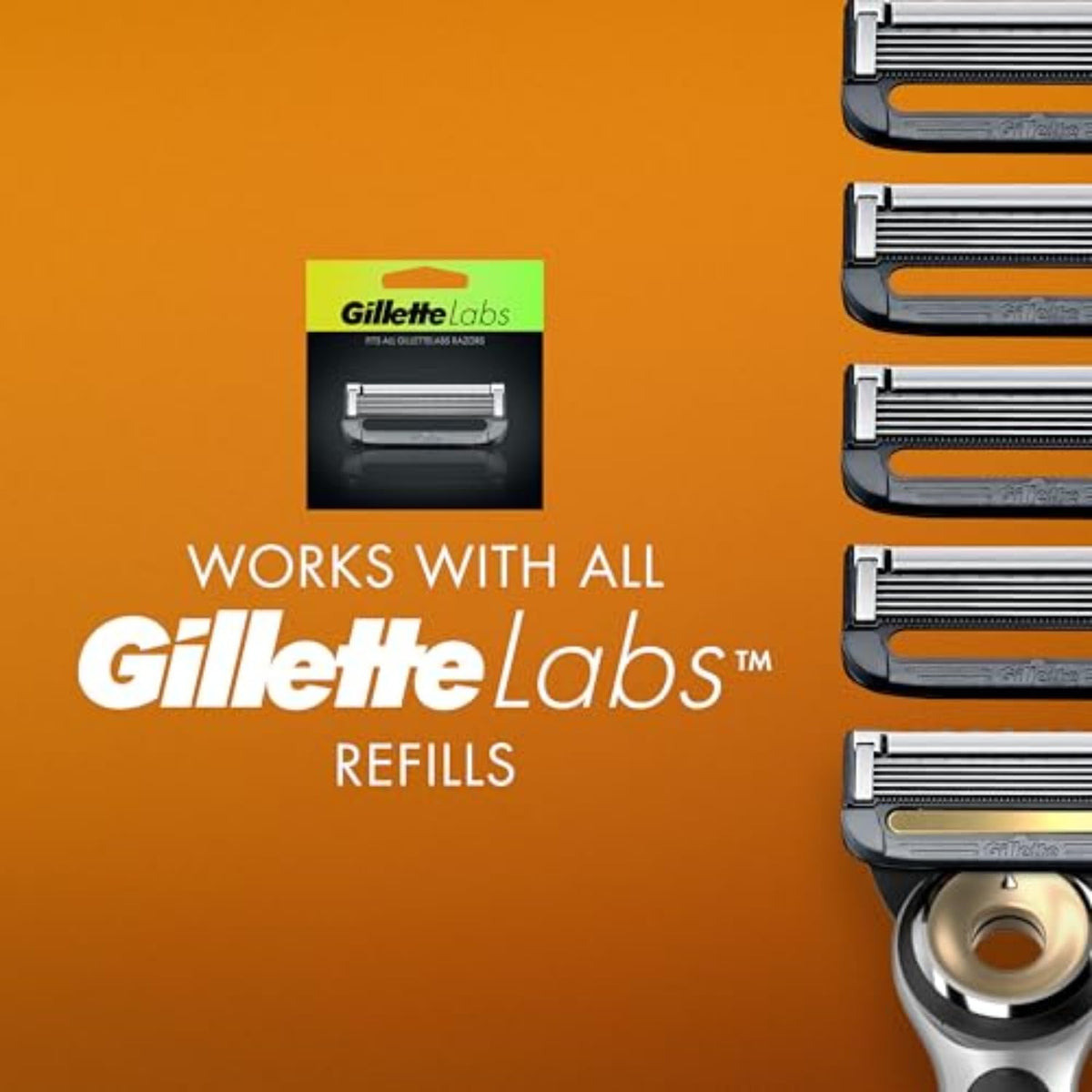 Gillette Labs waterproof design suitable for sink or shower use