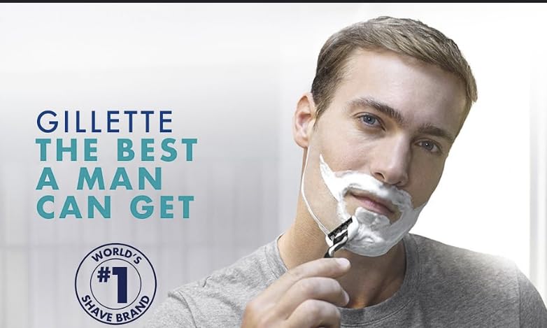 Gillette Mach3 consistent shave design preserving blade angles and spacing.