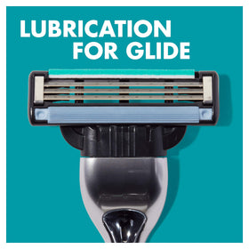 Gillette Mach3 enhanced-lubrastrip refill provides comfort during long shaves