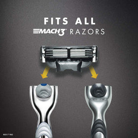 Gillette Mach3 refill 8-count shelf shot showing accessible value
