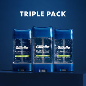 Gillette men pack 3x 3.8 oz displays value and convenience