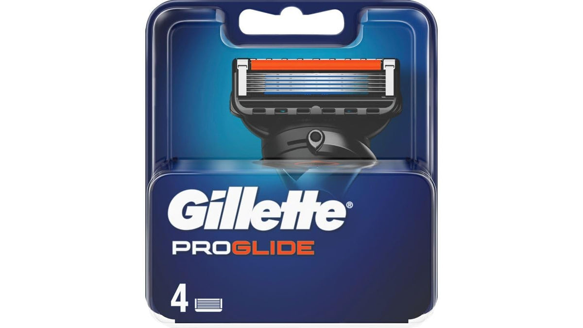 Gillette ProGlide blades close-up showing five anti-friction blades for a smooth shave