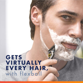 Gillette ProGlide Shield razor head shows precision blades for close shaving