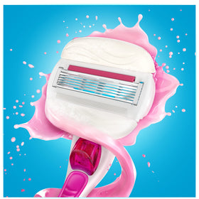 Five blades design on Venus ComfortGlide for closer shaving