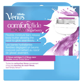 Moisture bars in Gillette Venus ComfortGlide releasing moisture