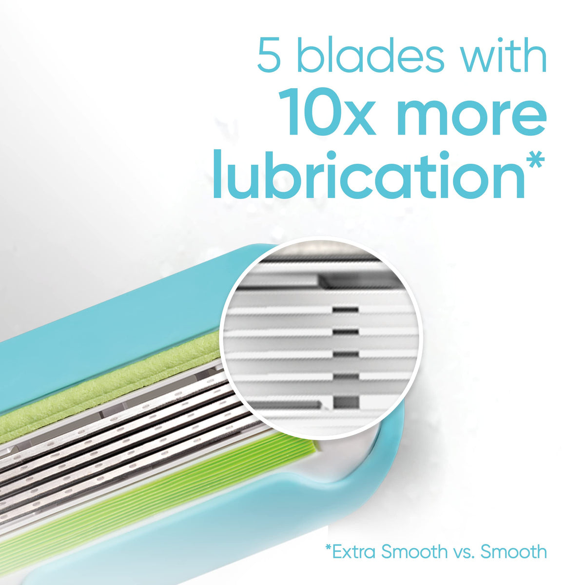 Gillette Venus Embrace refill with diamond-like blades delivers a closer shave.