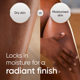 Gillette Venus Radiant Skin moisturizer-serum-bottle keeps hydration near during shaving.