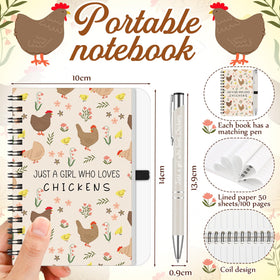Gilprop ballpoint pen with chicken motif, smooth writing for daily use.