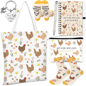 Gilprop tote bag with chicken print, ideal for daily carry and gift-giving.