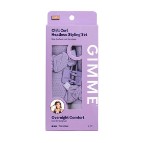 GIMME Chill Curl rod: soft, bendable design for overnight heatless waves.