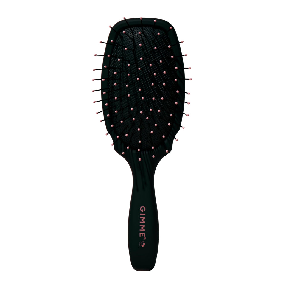 GIMME mini travel detangler for fine hair with compact design for on-the-go grooming.