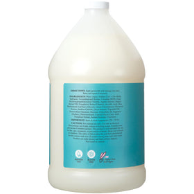 Ginger Lily Farms Argan Oil Body Wash ingredients showcased include vitamins and aloe