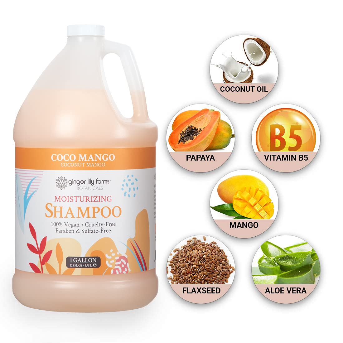All hair types welcome Ginger Lily Farms Botanicals shampoo usage