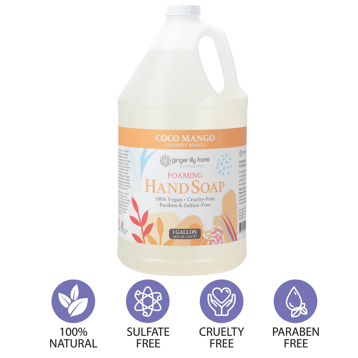 PETA-certified cruelty-free badge on Ginger Lily Farms Botanicals