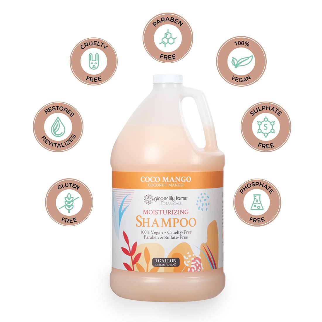Ginger Lily Farms Botanicals vegan cruelty-free label on packaging