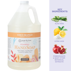 Gallon packaging for Ginger Lily Farms Botanicals reduces plastic use