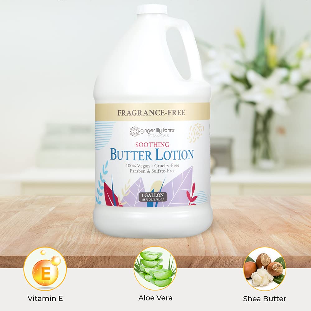 Ginger Lily Farms Botanicals gallon refill pack promotes eco-friendly shopping