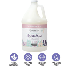 Ginger Lily Farms Botanicals ingredients include aloe vera and vitamins for skin care.