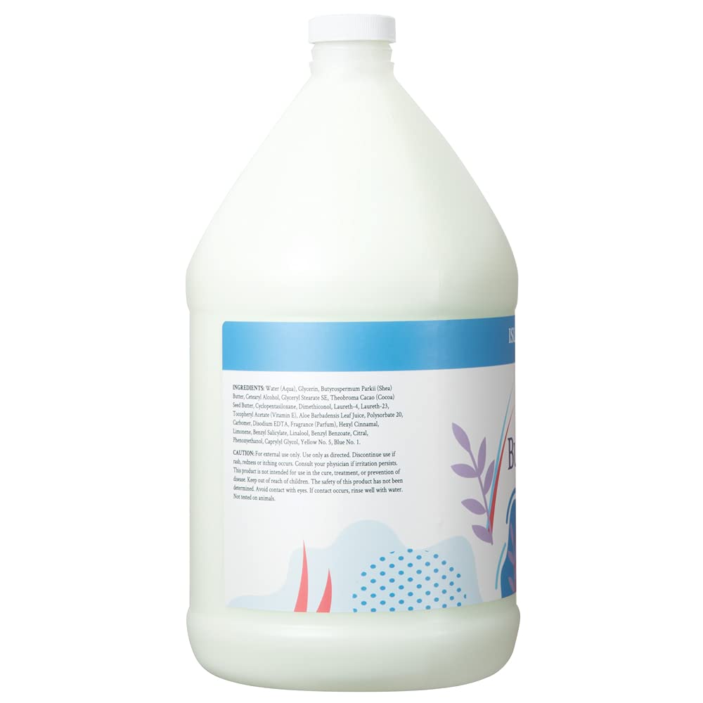 Ginger Lily Farms Island Tranquility butter lotion texture closeup, rich and silky